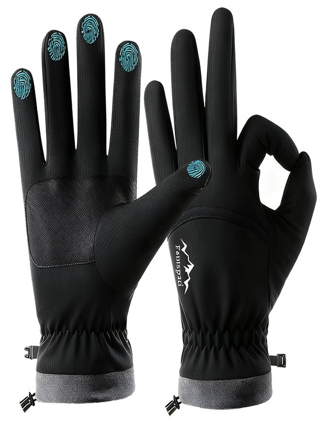 Fantspati Winter Waterproof ski Gloves (Black, L) - Image 1